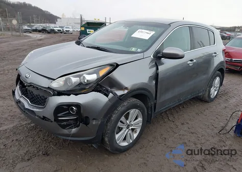 2018 Kia Sportage Lx из США, поврежденный, VIN KNDPMCAC0J7379068
